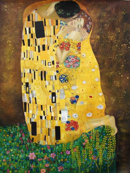 Infrarotbildheizung "Der Kuss" 700 Watt Slim-Line